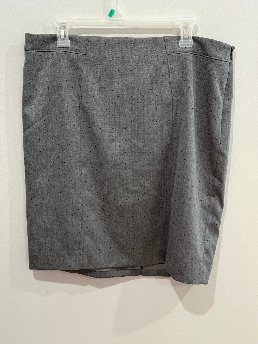 New Banana Republic 12 Classic Gray Pencil Skirt - Polka Dot Detail 552